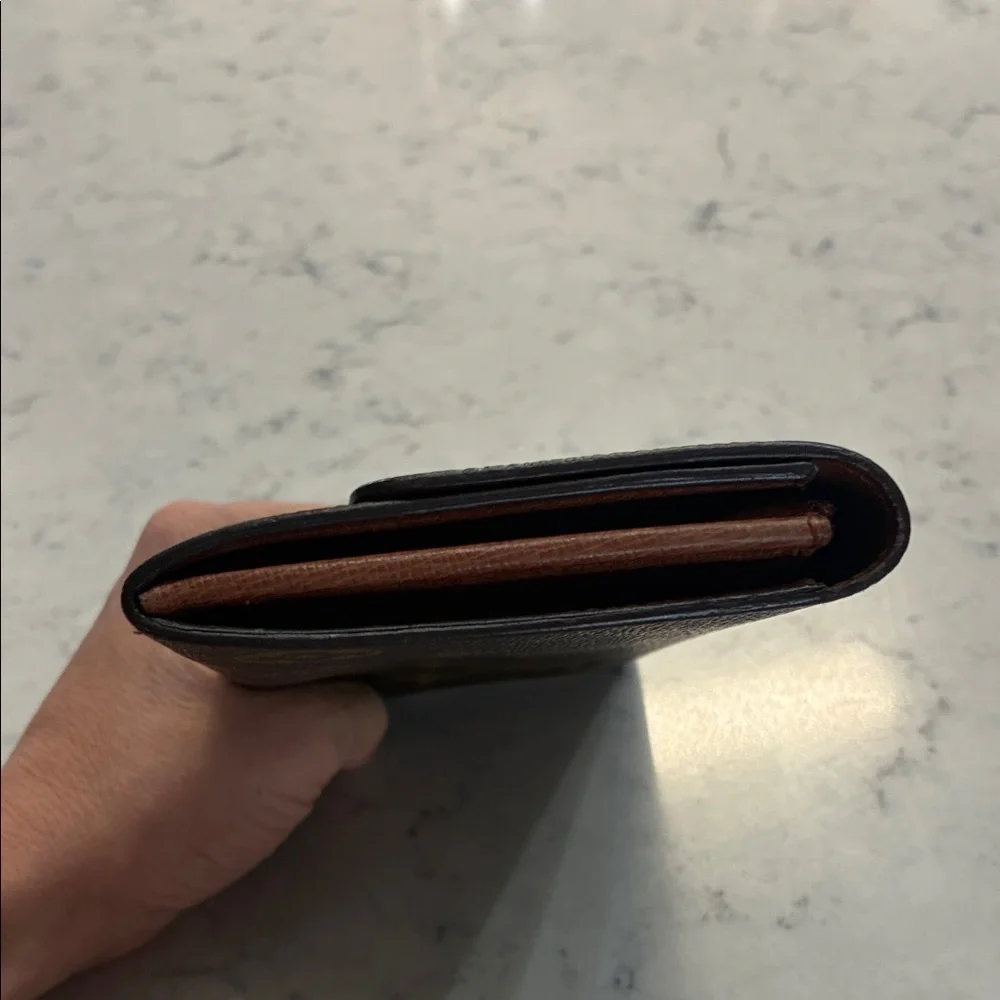 Louis Vuitton Dark Brown Monogram Sarah Wallet - Picture 5 of 7